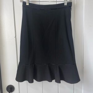 Black Betsey Johnson Skirt Size 6 Bow on back